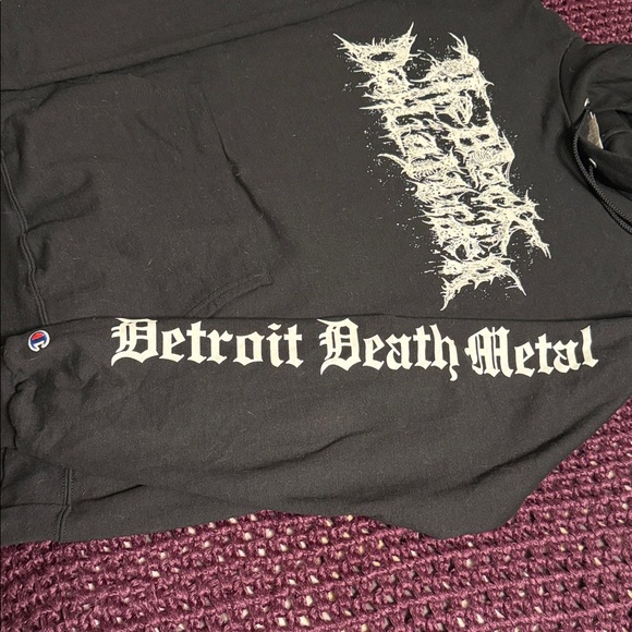 The Black Dahlia Murder - Black Graphic Hoodie with White Print - Picture 4 of 7